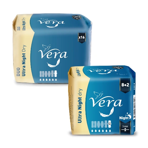 Sanitary Pads VERA Ultra Night Dry